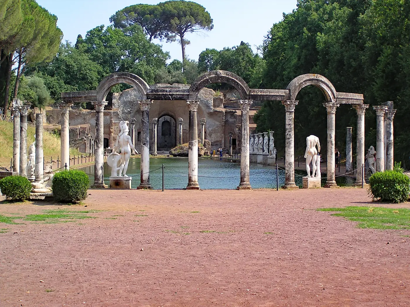 Le rovine di Villa Adriana a Tivoli